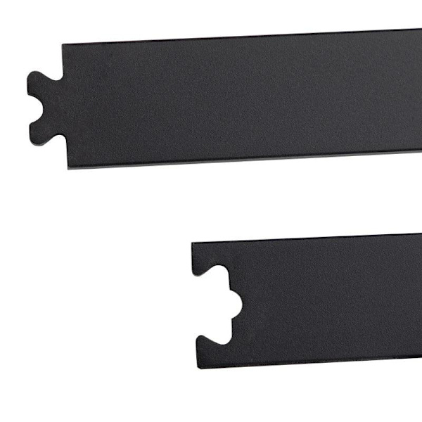 Rootz skjutdörrsbeslagssats - Utrymmesbesparande - Tyst - Universal - Svart - 200 cm x 40 cm x 0,6 cm
