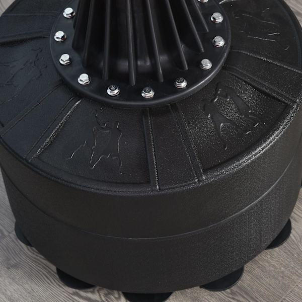 Rootz stående boksesæk - Sort, Rød - Pu, Pe, Hdpe - 34,64 cm x 18,89 cm x 80,7 cm