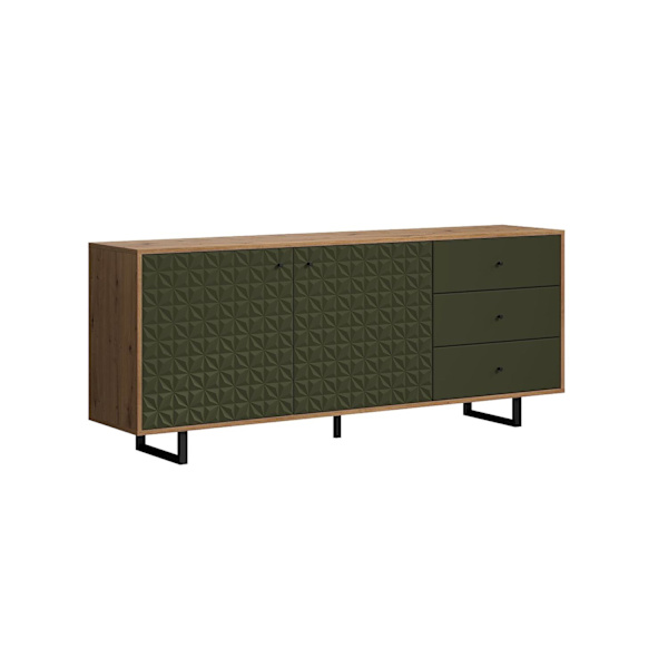 Rootz Door Panels - Door Collection - Cabinet Facade - Sideboard Upgrade - Furniture Fronts - Cupboard Doors - Room Refresher - Dark Green - 60x60x2cm
