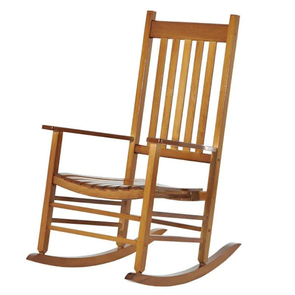 Rootz gungstol - veranda gungstol - avkopplande gungstol - gungstol - poppelträ - natur - 69 x 86 x 115 cm