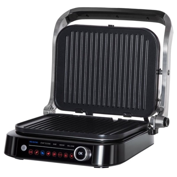 Rootz Elgrill - Kontaktgrill - Bordsgrill - Aluminium/Rostfritt