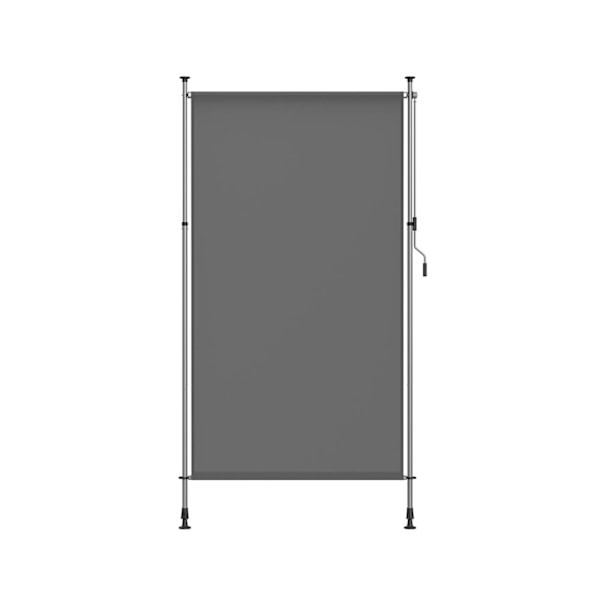 Rootz SectionRecht -marki - Säädettävä auringonvarjostin - antrasiitti markiisi - UV -suojaus - 150 x (220-300) cm