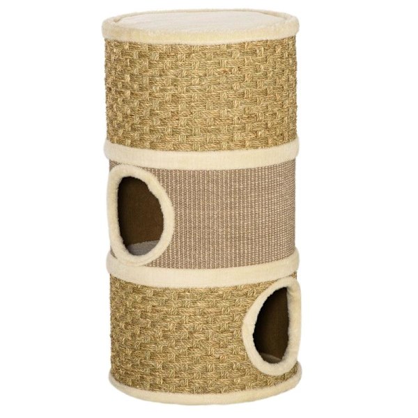 Rootz Cat House - Kattekradsestolpe - Kattetræ - Katteklatretræ Kattemøbler - 37,5 x 37,5 x 70 cm