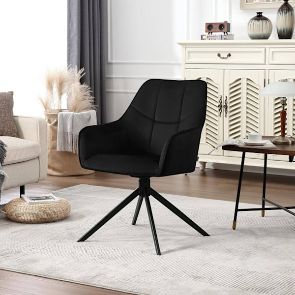 Rootz ruokapöydän tuolisarja - Moderni tuoli - Kääntötuoli - Samettipehmustettu - Ergonominen muotoilu - 58cm x 86cm x 63,5cm