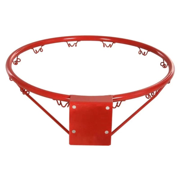 Rootz Basketball Hoop med Net - Basketball Net - Indendørs - Udendørs - Stålrør+Nylon - Rød+Blå+Hvid