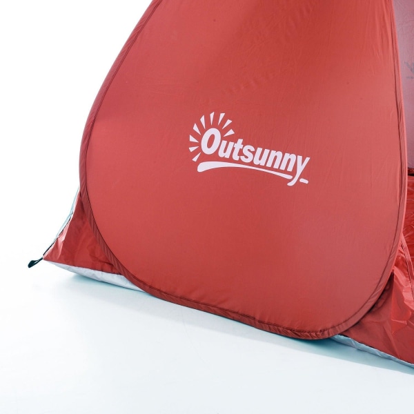 Rootz Pop Up telt - Rood - Polyester, Staal - 59,06 cm x 78,702 cm x 45,28 cm