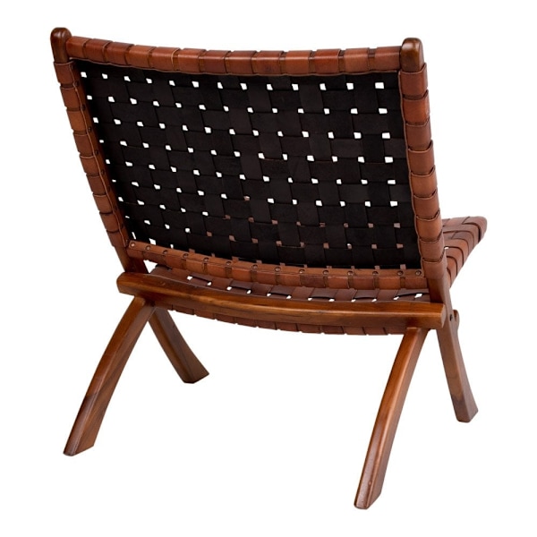 Rootz Perugia Folding Chair - Foldbar Seat - Teak Wood Sitting - Portable & Stylish - 66x74x73 CM