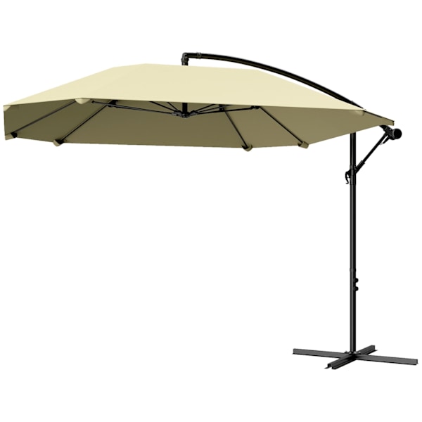 Rootz Traffic Lights Parasol - Patio -sateenvarjo - Ulkovarjo - Vedenpitävä kampi - 304 cm x 260 cm x 245 cm