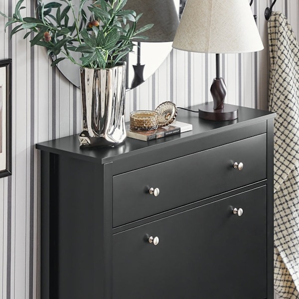 Rootz Skoskåp - Entréförvaring - Skoorganisator - MDF - Rymlig låda - 80cm x 108cm x 25cm - Förköp till 2024-10-16
