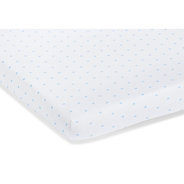 Rootz Twin Pack Fitted Cot Sheets - Cot Bedark - Babymadrasovertræk - Skinvenlig - 120 cm x 60 cm til 140 cm x 70 cm