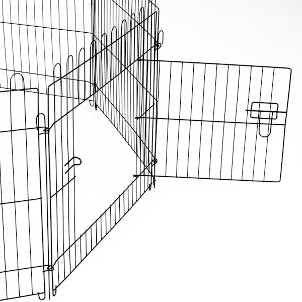 Rootz Puppy Grid Outdoor Rabits Kaniner - Sort - Stål - cm x 27,95 cm x 24,02 cm