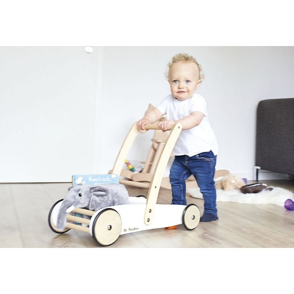 Rootz Learning Walker 'Uli' - Baby Walker - Toddler Pushcart - Justerbar bromsning - 56 cm x 32 cm x 45 cm