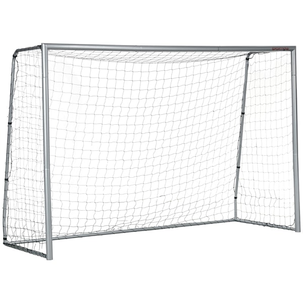 Rootz bærbart fodboldmål - Fodboldnet - Træningsmål - Robust stålramme - Vejrbestandigt net - Nem opsætning - 300 cm x 120 cm x 200 cm