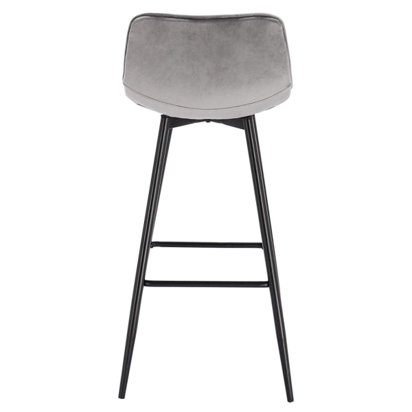 Rootz baarijakkara - Työpöytäjakkara - Design-jakkara - samettia ja metallia - Mukava ja ergonominen - Vakaa ja kestävä - Monipuolinen muotoilu - 43 c
