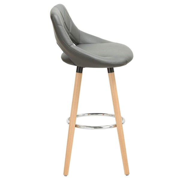 Rootz Set med 2 barstolar - Bänkstolar - Barnstolar - Bekväma sittplatser - Ergonomisk design - Snygg & mångsidig - Trä & konstläder - 96cm x 43cm x 4