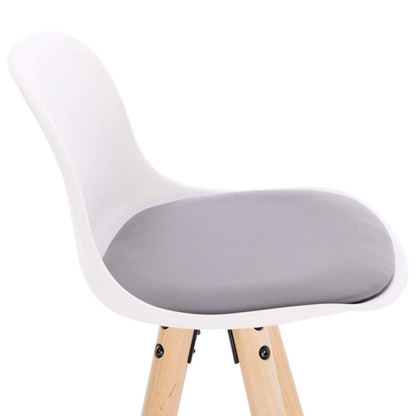 Rootz Barpall - Frukostpall - Kökspall - Imiterat läder - 38,5 cm x 33 cm x 96,5 cm - Förkromat fotstöd - Ergonomisk design