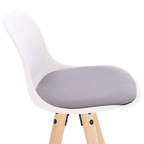 Rootz Barstol - Morgenmadskammel - Køkkentaburet - Kunstlæder - 38,5 cm x 33 cm x 96,5 cm - Forkromet fodstøtte - Ergonomisk design