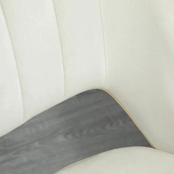 Rootz-tuoli - Työtuoli - Kääntyvä tuoli - Rentoutustuoli - Kampasimpukka - Toimisto - Makuuhuone - Olohuone - Beige - 49W x 54D x 79-91K cm