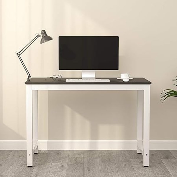 Rootz Modern Office Desk - Tietokonepöytä - Työpöytäpöytä - Naarmuuntumista ja vettä hylkivä - 120L x 60W x 75K cm