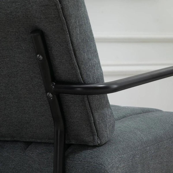 Rootz polstret lænestol - Dobbeltsædesofa - Retro Design - Fløjl