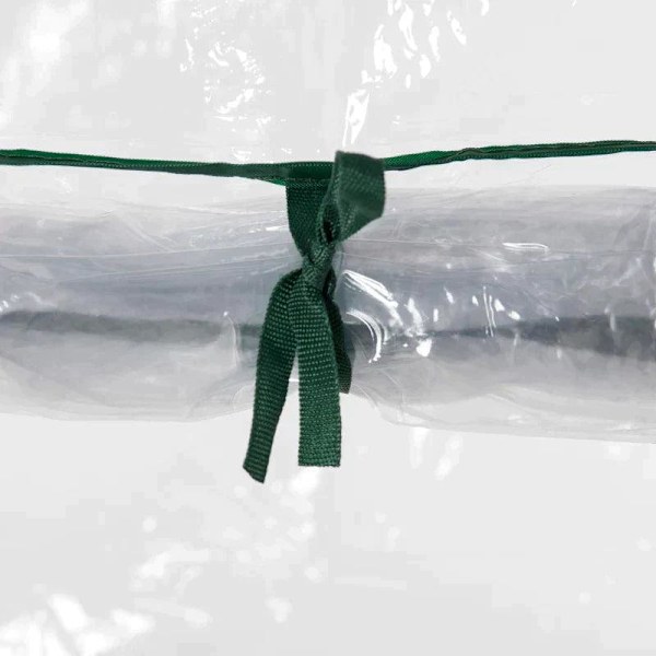 Rootz Drivhus - Tomathus - Koldramme med rulledør - Baggård - Balkon - Have - Stål - Plastik - Gennemsigtig - 100 x 50 x 150 cm