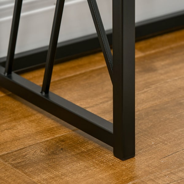 Rootz Console Table - Hallway Table - Industrial Design - Robust Metal Frame - 120 cm x 35 cm x 75 cm
