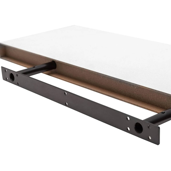 Rootz Set med 4 vägghyllor - Flytande hyllor - Displayhyllor - Fuktbeständig MDF - Enkel installation - Mångsidig design - 110 cm x 22,9 cm x 3,8 cm