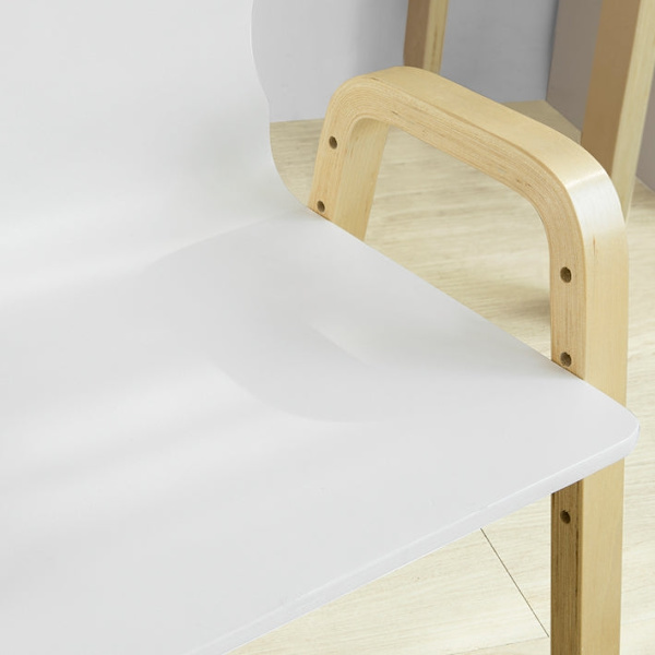 Rootz sæt med 2 justerbare børnestole - Børnesæder - Højdejusterbare stole - Robust krydsfinerkonstruktion - Komfortable armlæn og ryglæn - 40 cm x 53