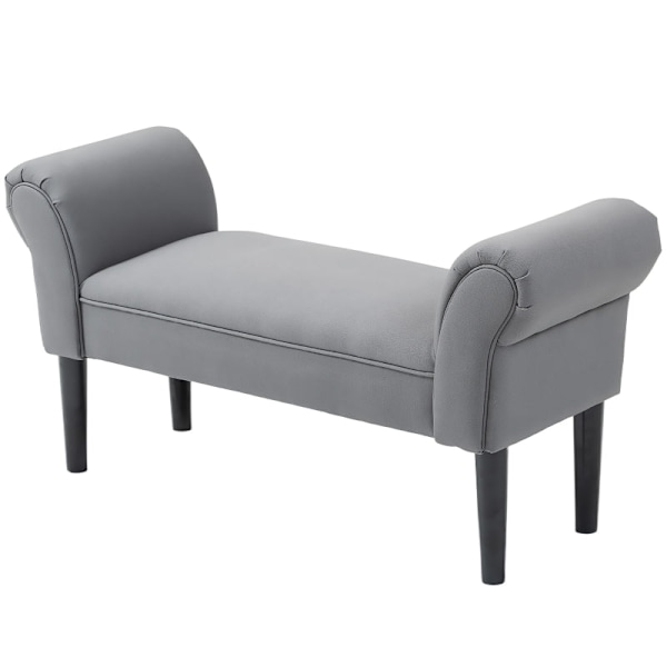 Rootz polstret bænk - Sengebænk - Sædekiste - Komfortabel polstring - 102 cm x 36 cm x 51 cm