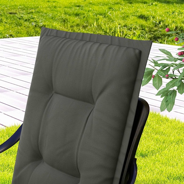 Rootz 4 -bits sittdyna set - stol kuddar - utomhuskuddar - hudvänlig och UV -resistent - 108 cm x 50 cm x 5 cm