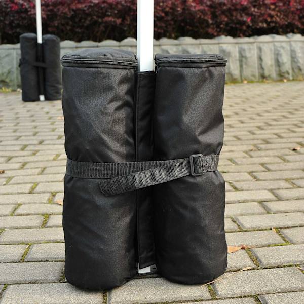 Rootz Pavilion Stander til sammenfoldeligt Pavilion Festtelt - Sort - Polyester - cm x cm x 16,53 cm