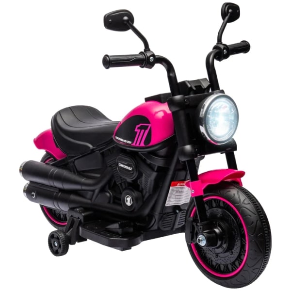 Rootz elektrisk barnmotorcykel - Träningshjul - Strålkastare - 1
