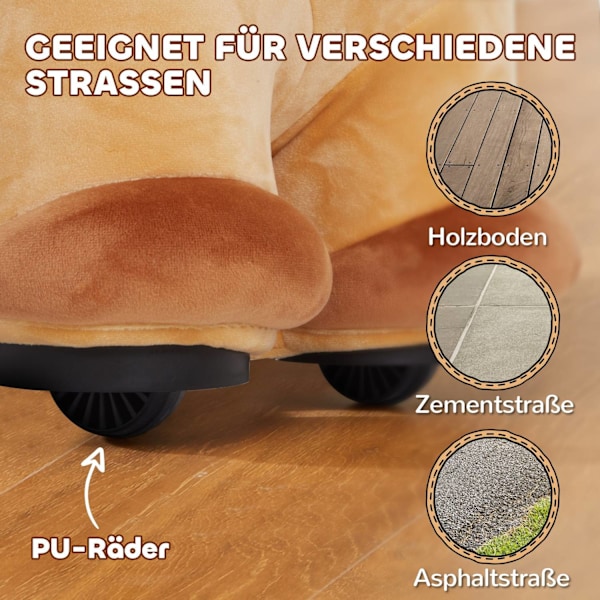 Rootz 6V Electric Riding Horse - Batteridrevet ride -on -legetøj - Musical Horse - Safe 2 km/t Ride - 69 cm x 34 cm x 53 cm - Alder 18-36 måneder