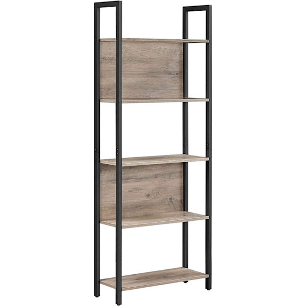 Rootz Køkkenskab - Reol Industriel - Skabe - Stigeskab 5 Lag - 62 x 24 x 165 cm