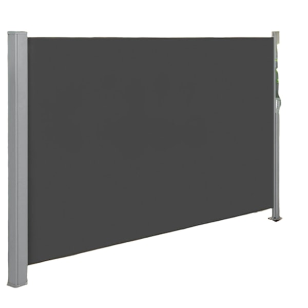 Rootz Side Awnle - Udtrækkelig Sun Shade - Privatlivsskærm - Rust Resistant - 200 cm x 300 cm - Ideel til udendørs & poolside