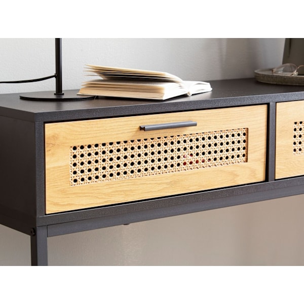 Rootz Chic Console Bord - Entrébord - Hallbord - Wienervävda fronter - Förvaringsutrymme - 100 cm x 30 cm x 75 cm