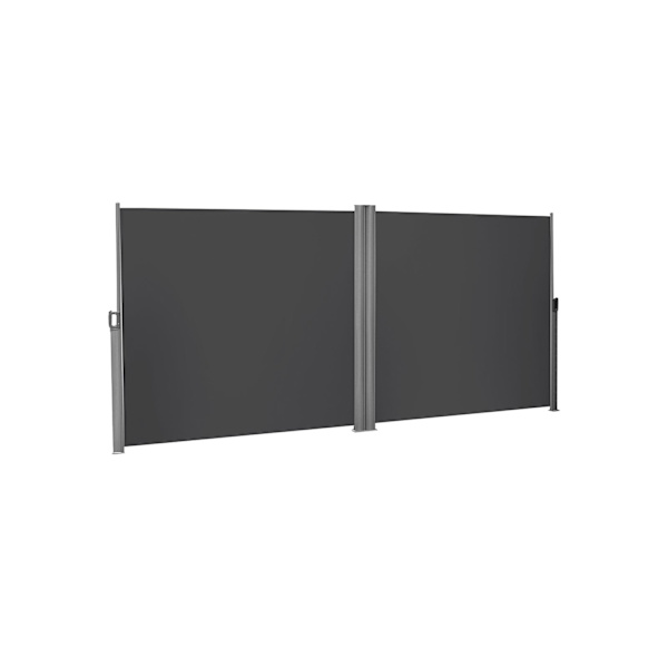 Rootz dubbelsidig markis - Sekretessskärm - Vindskydd - TÜV-certifierad - Enkel installation - 300cm x 280cm x 0,5cm