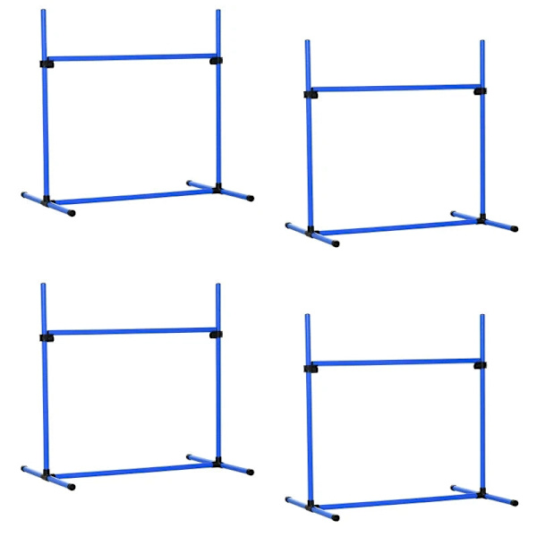 Rootz Dog Hurdle Set - Agility Hurdle Set - Dog Training Set - Dog Training Hurdles - Pet Agility Equipment - Dog Jumping Set - Hurdle Jumping Kit - B