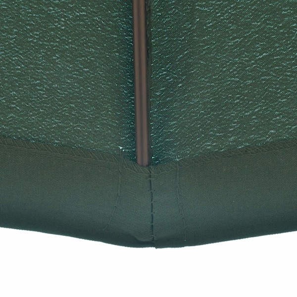 Rootz Garden Parasol - Kallistettava sateenvarjo - Auringonvarjostin katos - UV -suojaus - 2,5 m halkaisija x 2,4 m korkeus - vihreä