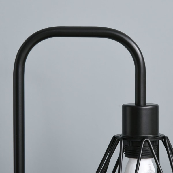 Rootz Gulvlampe Industrial Style - Sort - Stål, Marmor - 9,84 cm