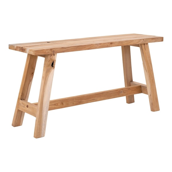 Rootz Barcelona Bench - Hallway Bench - Rustic Teak Seating - Eco -Friendly Design - 90x25x45 cm
