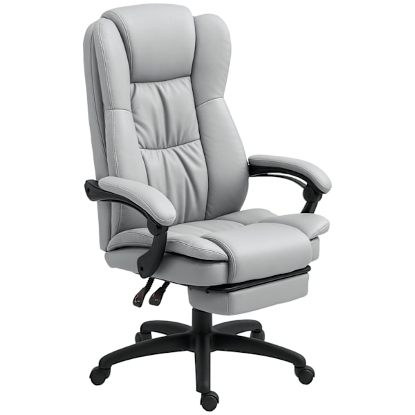 Rootz Ergonomic Swivel Chair - Justerbar kontorsstol - Reclining Desk Seat - Massagefunktion - 68.5x68.5x113-121cm