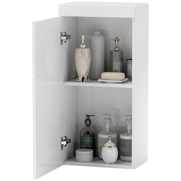 Rootz tvåstegs badrumsskåp - badrumskord - väggmonterad - rymdbesparande design - 37,2L x 24,5b x 76,8h cm