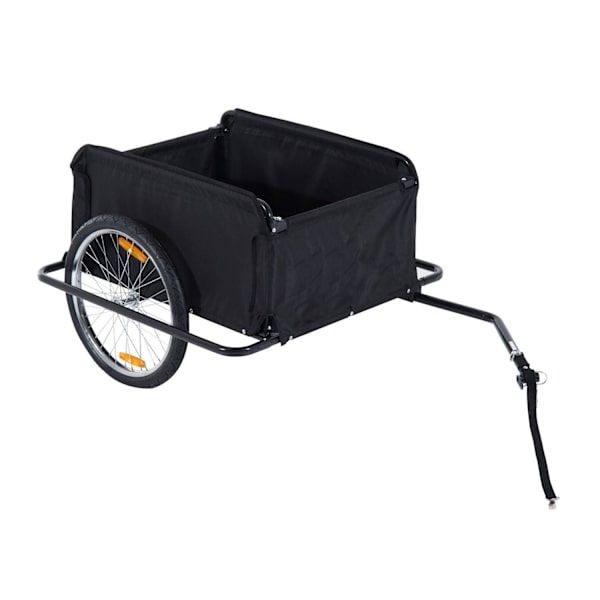 Rootz transporttrailere til cykler - rød, sort - stof, stål - 55,12 cm x 34,65 cm x 23,62 cm