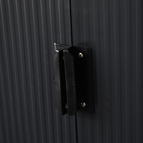 Rootz Verktygsbod med skjutdörr - Grå - Stål, Pp-film - 109,05 cm x 51,18 cm x 68,11 cm