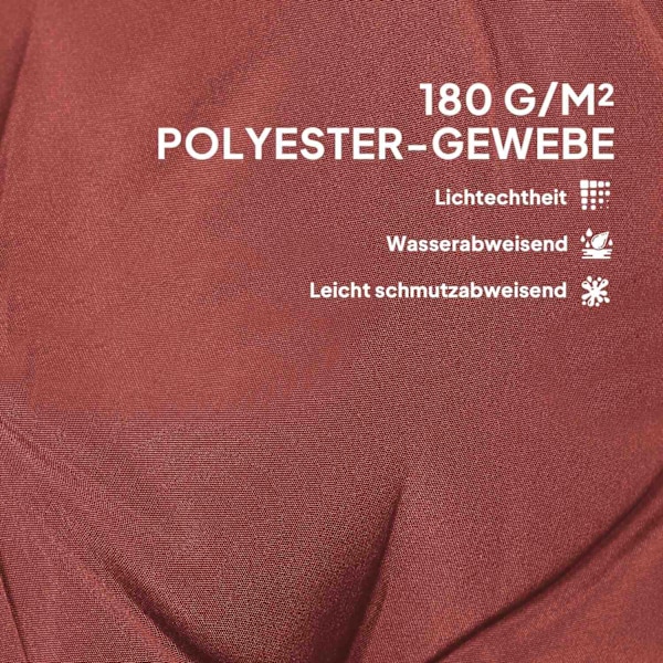 Rootz 4 stykker sædepude - stolpude - Udendørs pude - UV -resistent - 108 cm x 50 cm x 5 cm