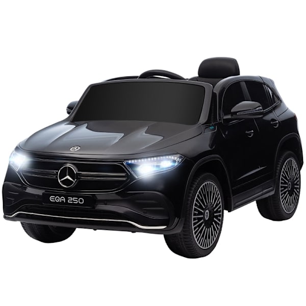 Rootzin sähkökäyttöinen lastenauto - Lisensoitu Mercedes-Benz EQA - Lasten kyytiauto - Musiikki ja ajovalot - Vanhemman kaukosäädin - 111,5 cm x 69 cm