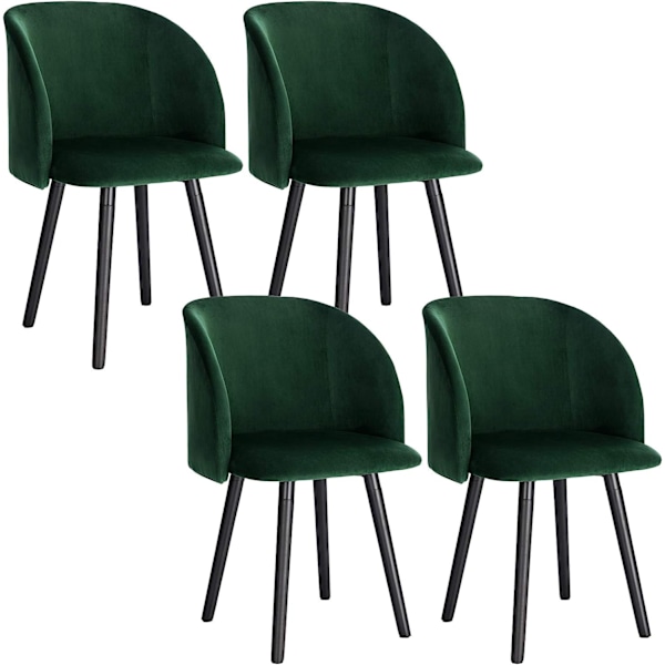 Rootz 4 ruokapöydän tuolin setti - Tyylikkäät istuimet - Mukavat tuolit - Ergonominen muotoilu - Kestävä ja tukeva - Monipuolinen tyyli - 84 cm x 45 c