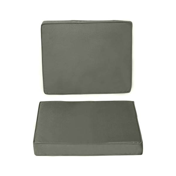 Rootz 2 -bitsäte kudde set - stol kudde - klädseldyna - bekväma sittplatser - 56 cm x 52 cm x 7 cm