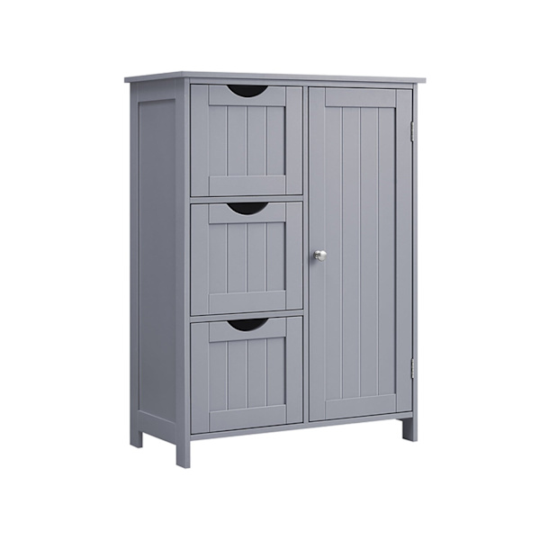 Rootz MDF Badrumsskåp - Dove Grey - Förvaringsorganisator - Justerbar hylla - 30cm x 60cm x 81cm. Vikt: 14,2 kg. Max belastning: 40 kg översta hyllan,
